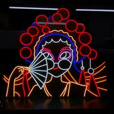 Van Slimme LEIDENE van de kleurenverandering van de het Landschapsdecoratie Strooklichten Rgb de Atmosfeerlampen Flex Neon Sign