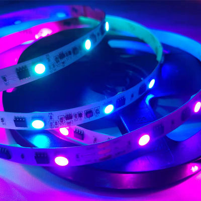 6 aan 36V 15M van 5050 RGB Slimme LEIDENE de Muzieksynchronisatie Muziek kleurt de Lichte Lichten Flexibel Veranderen