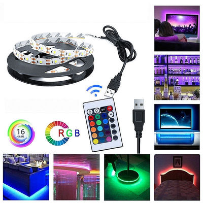RGB 5V maken Slimme LEIDENE Muzieklicht Geleide TV Backlight 5050 USB- waterdichtKleur het Veranderen