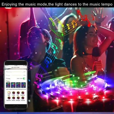RGB 5V maken Slimme LEIDENE Muzieklicht Geleide TV Backlight 5050 USB- waterdichtKleur het Veranderen