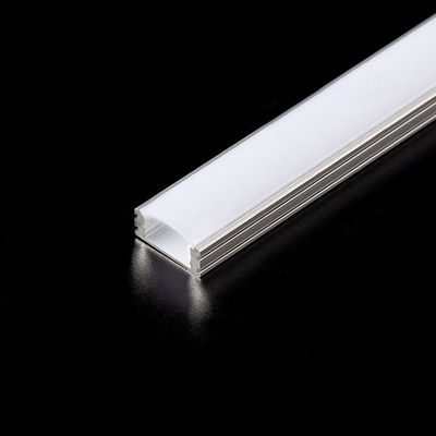 8mm van het Witte LEIDENE Lineaire Dekking van het Profiel Lichte PC Aluminiumprofiel de Vierkante