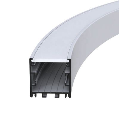 ROHS 6063 leidde Hoekprofiel Hangend Gebogen Geleid Licht Aluminiumprofiel