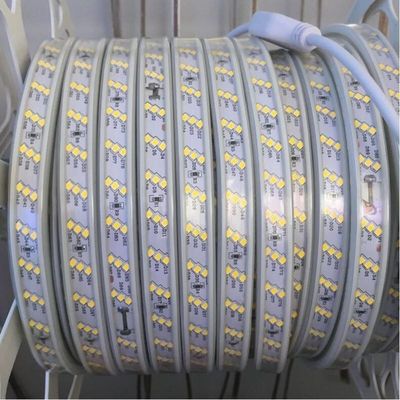 Waterdichte 220V Smd 2835 Lumen 180 de Bandlicht van Leds M Three Row Flexible