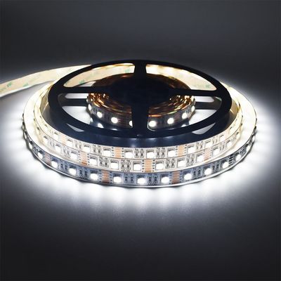 24V SMD 5050 Rgbw Geleide Strook 4 in 1 Warme Witte Lichte 5m Waterdichte Strooklichten voor Openlucht