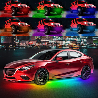 De droom die Kleurenauto Underglow Kit Neon Lights achtervolgt 50cm 120cm maakt waterdicht