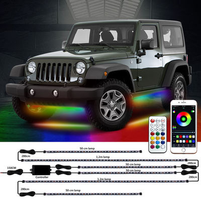 De droom die Kleurenauto Underglow Kit Neon Lights achtervolgt 50cm 120cm maakt waterdicht