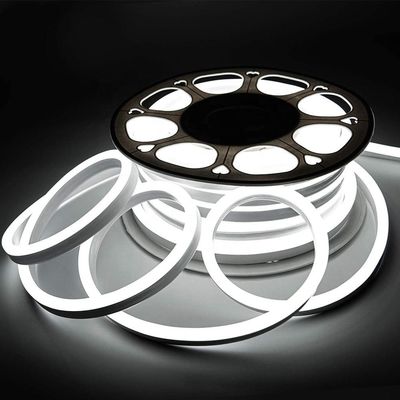 220V van RGB LEIDENE het Neonstrook Flexibele Luces Rubber Cuttable Strip Neonlichtsilicone