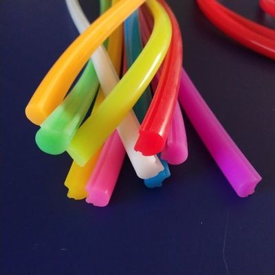 Van de veelkleurige Flexibele Silicone LEIDENE het de Buislicht Neonlichtdouane ondertekent 6mm 8mm 10mm 6500k