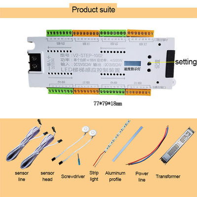 Het Bluetooth Geleide Controlemechanisme van de de Trapverlichting van Motion Sensor Indoor van het Trede Lichte Controlemechanisme