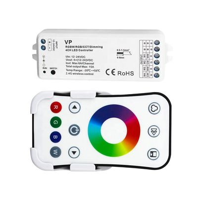 12V aan van de Draadloze Schakelaar van hoofd 24V rf de Lichte Controlemechanisme2.4ghz Rgb Rf Afstandsbediening