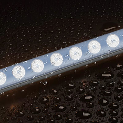 12V van de openlucht LEIDENE Lamp van de het Tekenverlichting Muurwasmachine de Lichte RGB Buiten Lineaire