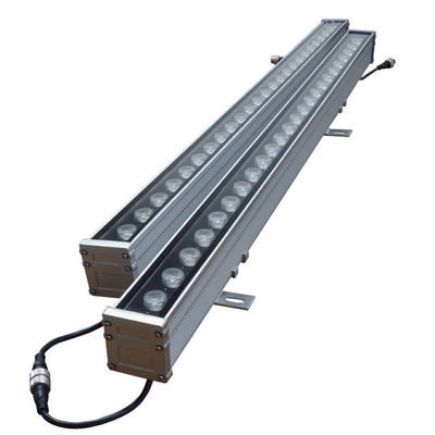 24V van RGB LEIDENE de Lichte Ip67 DMX512 Openlucht Lineaire Architecturale Schijnwerper Muurwasmachine