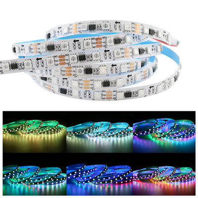 Van de LEIDENE van SK6812 5050 Kleur die Strookws2811ic de Flexibele Slimme Droom Geleide Strooklichten achtervolgt
