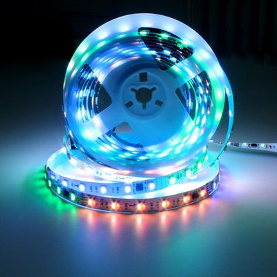 Decoratieve Digitale Geleide het Controlemechanisme24v Magische RGBW 60LEDs/M Outdoor Dmx Led Verlichting van Strookdmx