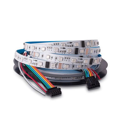 Hoge Heldere Adresseerbare LEIDENE van DC24V DMX die de Adresseerbare Rgb Geleide Strook van 512 12v voor Bars KTV enz. aansteekt