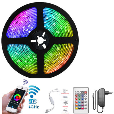 5M van 5050 Flexibele Slimme LEIDEN van Wifi App Decoratie Stemmings de Lichte Kit Dream Color Change For