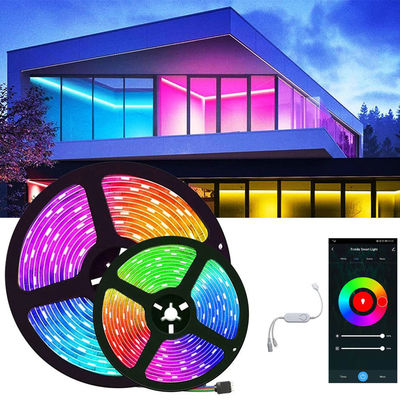 5M van 5050 Flexibele Slimme LEIDEN van Wifi App Decoratie Stemmings de Lichte Kit Dream Color Change For