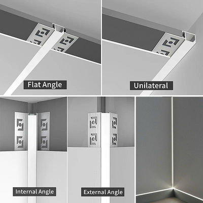 Ingebed 24VCeiling-Wit Geleid het Aluminiumprofiel van de Randverlichting SMD voor Loungekeuken