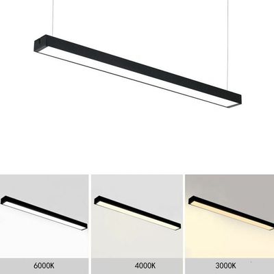 Van de de Rand het Verlichting Opgeschorte Tegenhanger van het aluminium5000lm Plafond Aaneen te schakelen Geleide Plafond neer