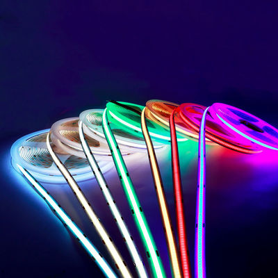 10mm 756LEDs/M Rgb Cob LEIDENE Strook Rgb 768Leds/M 24V Ip65 maakt Flexibele leiden waterdicht