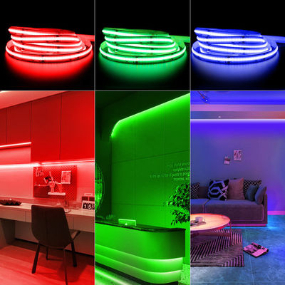 10mm 756LEDs/M Rgb Cob LEIDENE Strook Rgb 768Leds/M 24V Ip65 maakt Flexibele leiden waterdicht