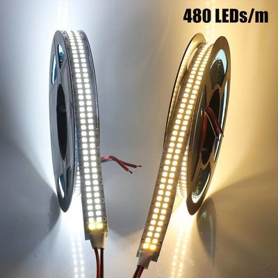 12v 3528 Rgb 5m leidde Strook Lichte Bendable Flexibel Geleid Profiel 16mm waterdicht maakt
