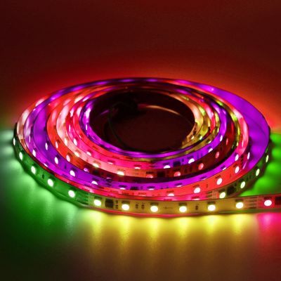Adresseerbare RGBIC 5050 Digitale Geleide Lichte Strook 60leds/M van SMD de Adresseerbare Geleide Strook van 24v