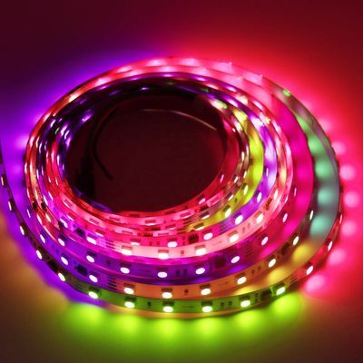 Adresseerbare RGBIC 5050 Digitale Geleide Lichte Strook 60leds/M van SMD de Adresseerbare Geleide Strook van 24v
