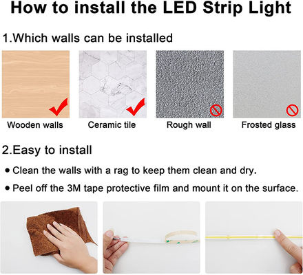2023 MAÏSKOLF van de LEIDENE Licht Strook480leds 2700K 3000K 4000K 6000K Dotless het Flexibele Band