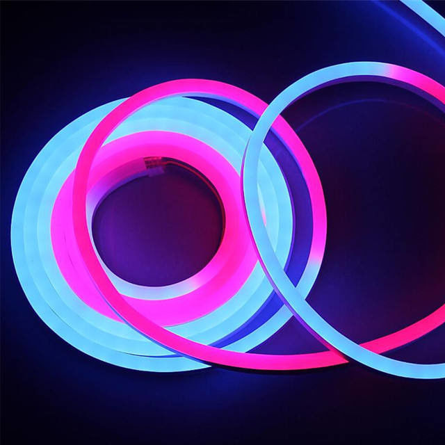 Geleid Digitaal Neon Sign24V RGB SMD5050 60leds/M Outdoor Wall Mounted Geleide Lichten IP67