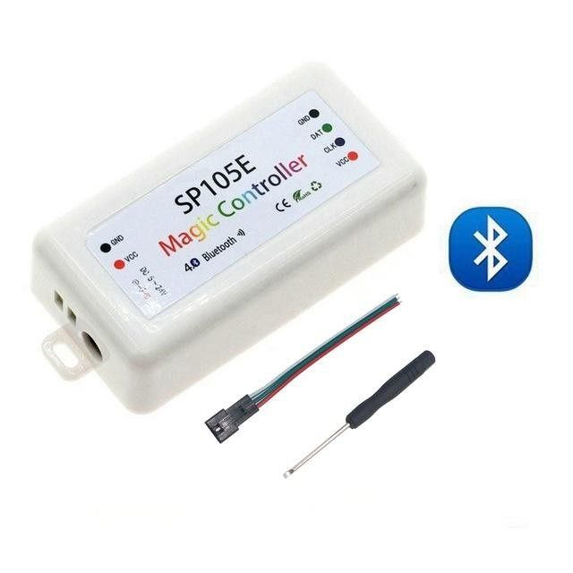 Rgb 5v aan het Magische Huis Dmx van 24V Sp105e leidde Controlemechanisme For Ws 2812 Ws2813-Licht