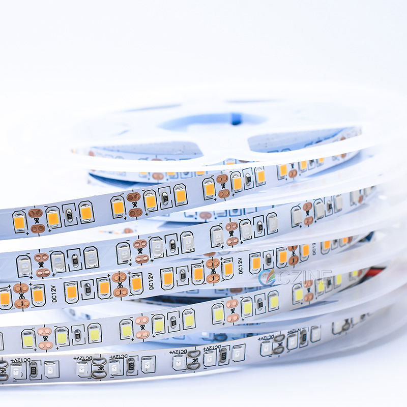 Dc12v5v 120led 2835 van de LEIDENE Witte Rode Blauwgroen Strook Hoge Heldere Geleide Strook 12v 2700k