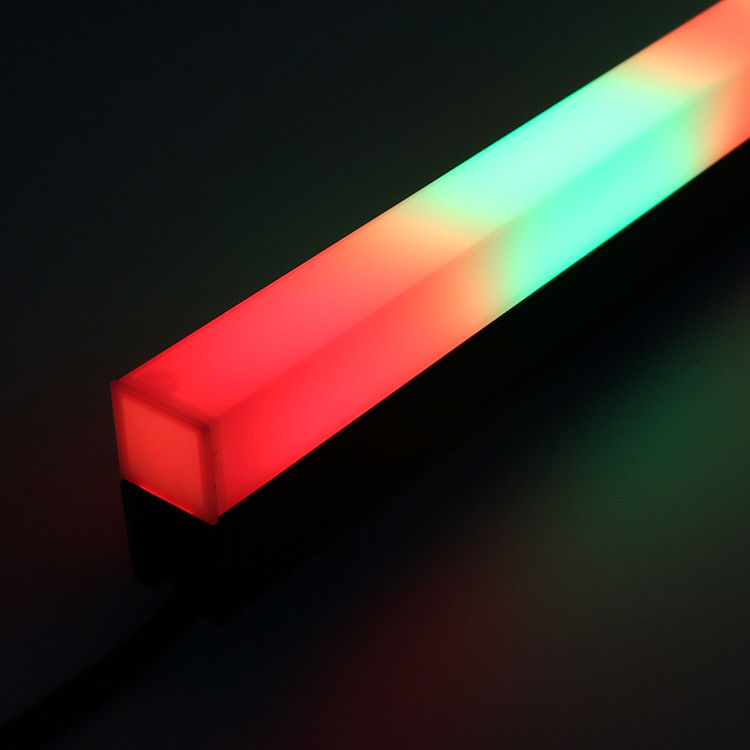 Van de het Pixeldmx RGB Lineair Geleid Buis van DC24V 96leds Licht het Aluminiumspoor voor Verlichtingsprojecten