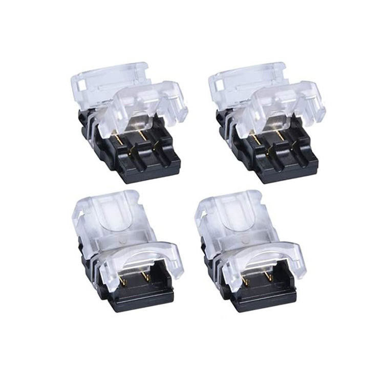 LEIDEN van 4pin 3pin 2 Pin Led Light Connector Bijkomend Einddraad Vrouwelijk Mannetje 8mm 10mm