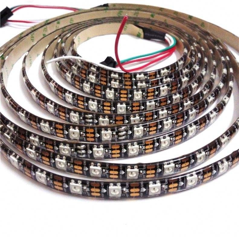 Waterdichte Dmx 5050 van de Slimme LEIDENE Digitale 12v Adresseerbare RGB Pixel WS2812 Stemmings het Lichte Strook