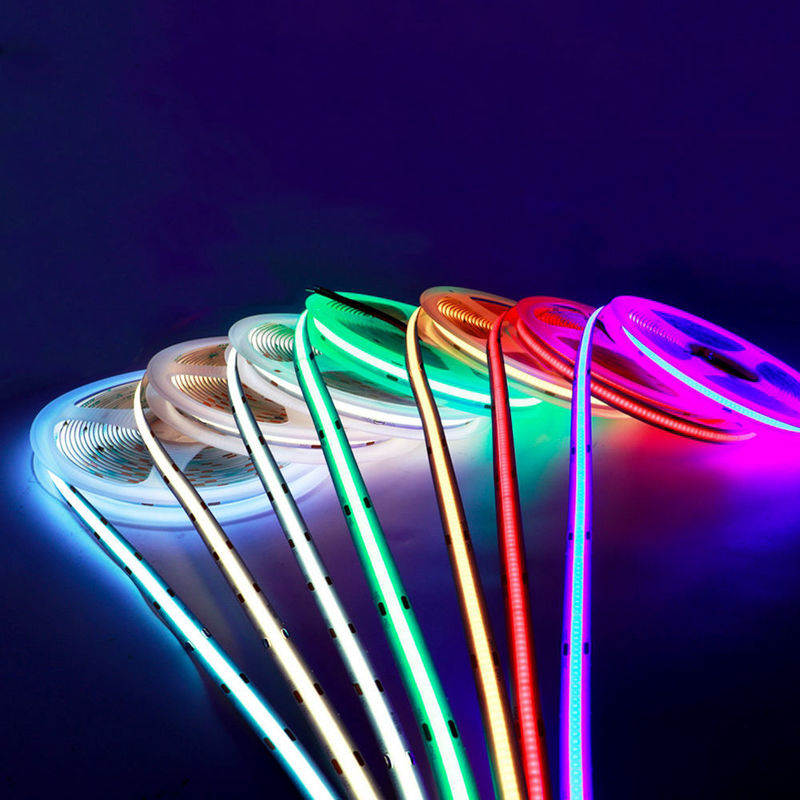 10mm 756LEDs/M Rgb Cob LEIDENE Strook Rgb 768Leds/M 24V Ip65 maakt Flexibele leiden waterdicht