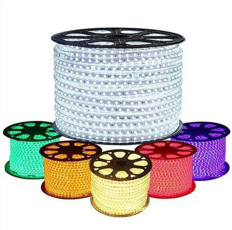50M 100m/Roll Ip65 maken de Geleide Strook Openlucht110v 220v SMD2835 5050 van Rgbw Maïskolf waterdicht