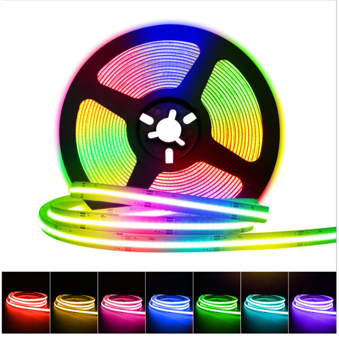 Van Slimme LEIDENE van DC12V 24V 10mm van de de Droom de Volledige Kleur RGBW Strooklichten RGB MAÏSKOLF leidde Strook 0